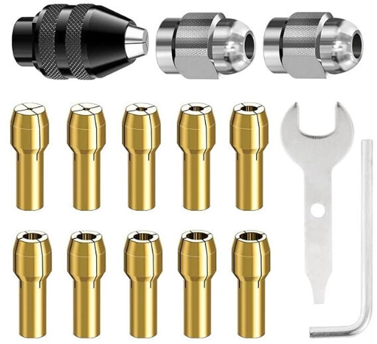 TuseRxln Snelwisselkappen - 0.8 mm Tot 3.2 Mm Vervanging Voor 4486 En 4485 - 15 Stuks - Draaigereedschap Toepassingen
