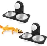 Drie-In-een Reptiel Vermijden Voeden Water Voedsel Drie-In-een Reptiel Vermijden Voeden Water Voedsel