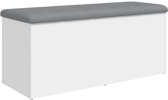 Banc de rangement vidaXL - Wit - 102 x 42 x 45 cm