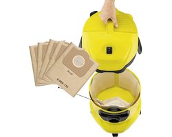 Stofzuigerzakken - Geschikt voor Kärcher - 5 Stuks - Geschikt voor Kärcher 6.959 - 130.0 - WD3 - Stofzuigerzak - van Saaf