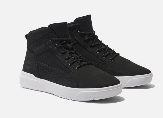 BASKETS À LACETS ALLSTON MID NUBUCK BLACK