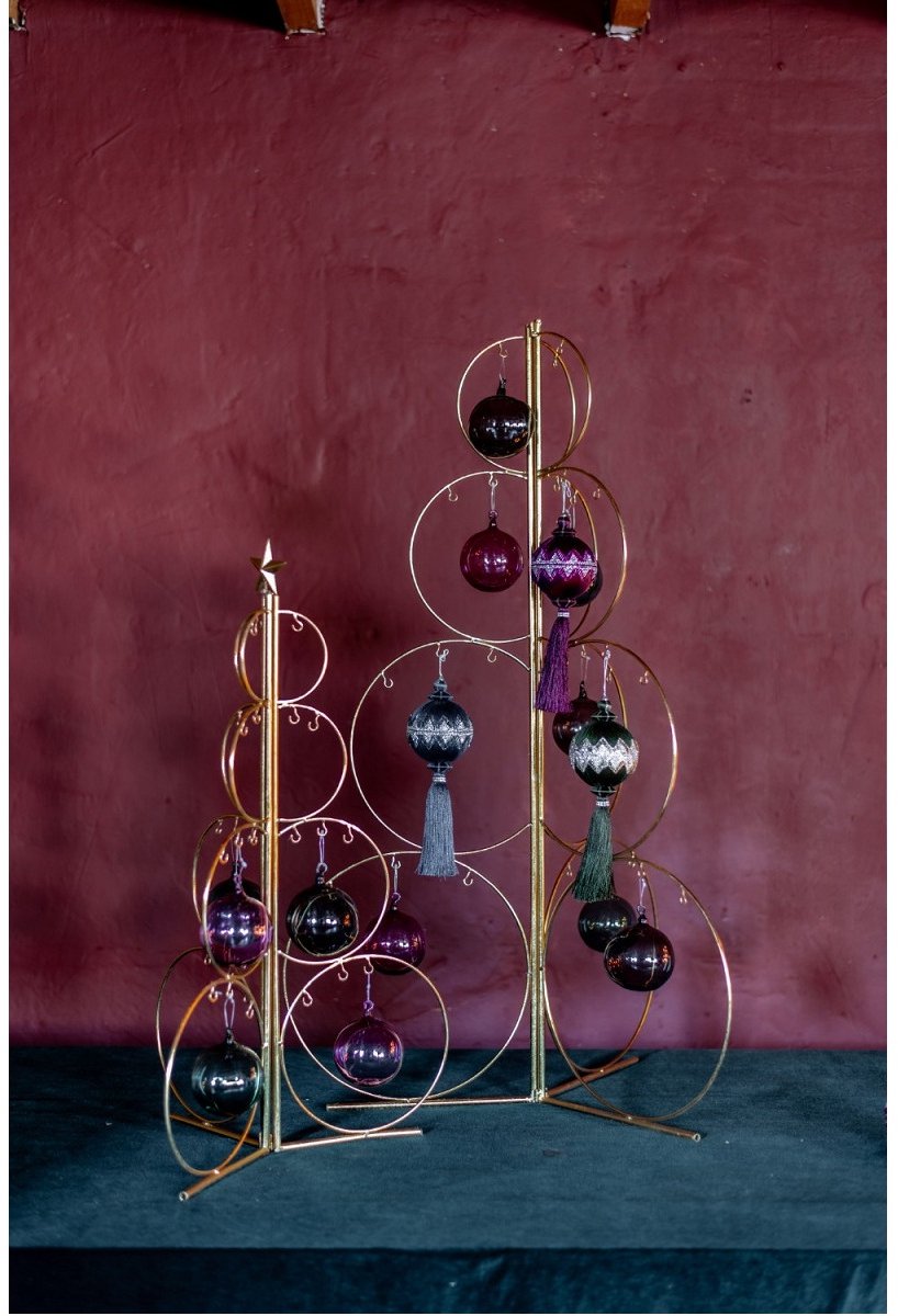Home Society - Ornament Tree - Set van 2 - Goudkleurig