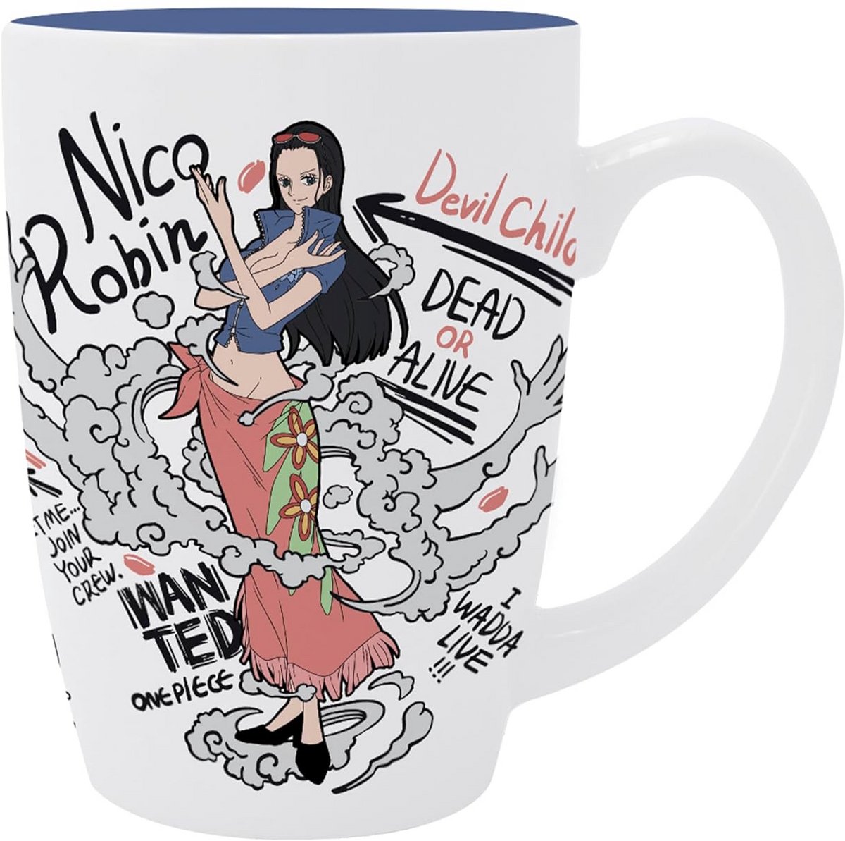 One Piece Nico Robin Mok - Hoogwaardig Keramiek - 400 ml - Officieel Verzamelobject
