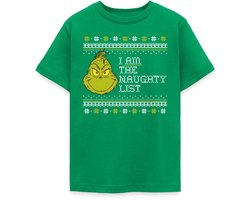 The Grinch Lelijke Kerst I Am The Naughty List T-Shirt Tiener