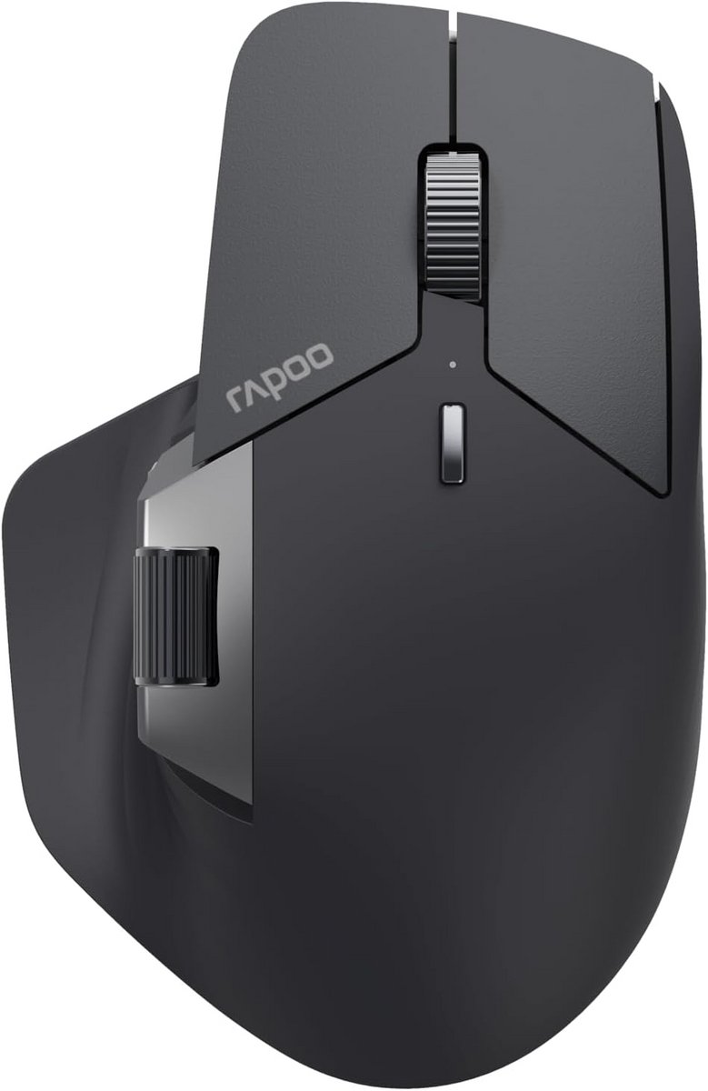Draadloze Oplaadbare Muis met 4000 DPI, Bluetooth en 2.4 GHz Adapter