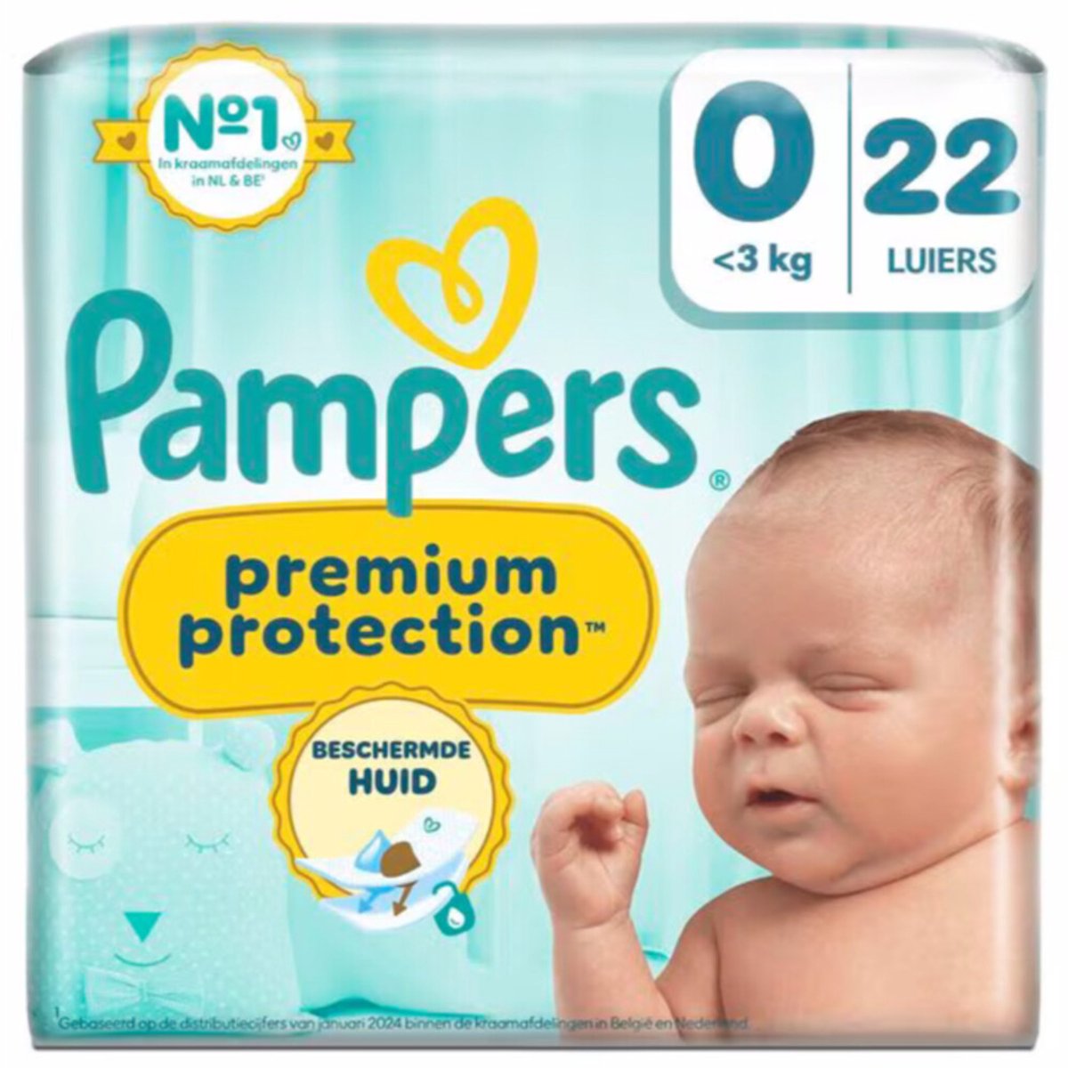 Pampers Premium Protection Maandbox maat 0