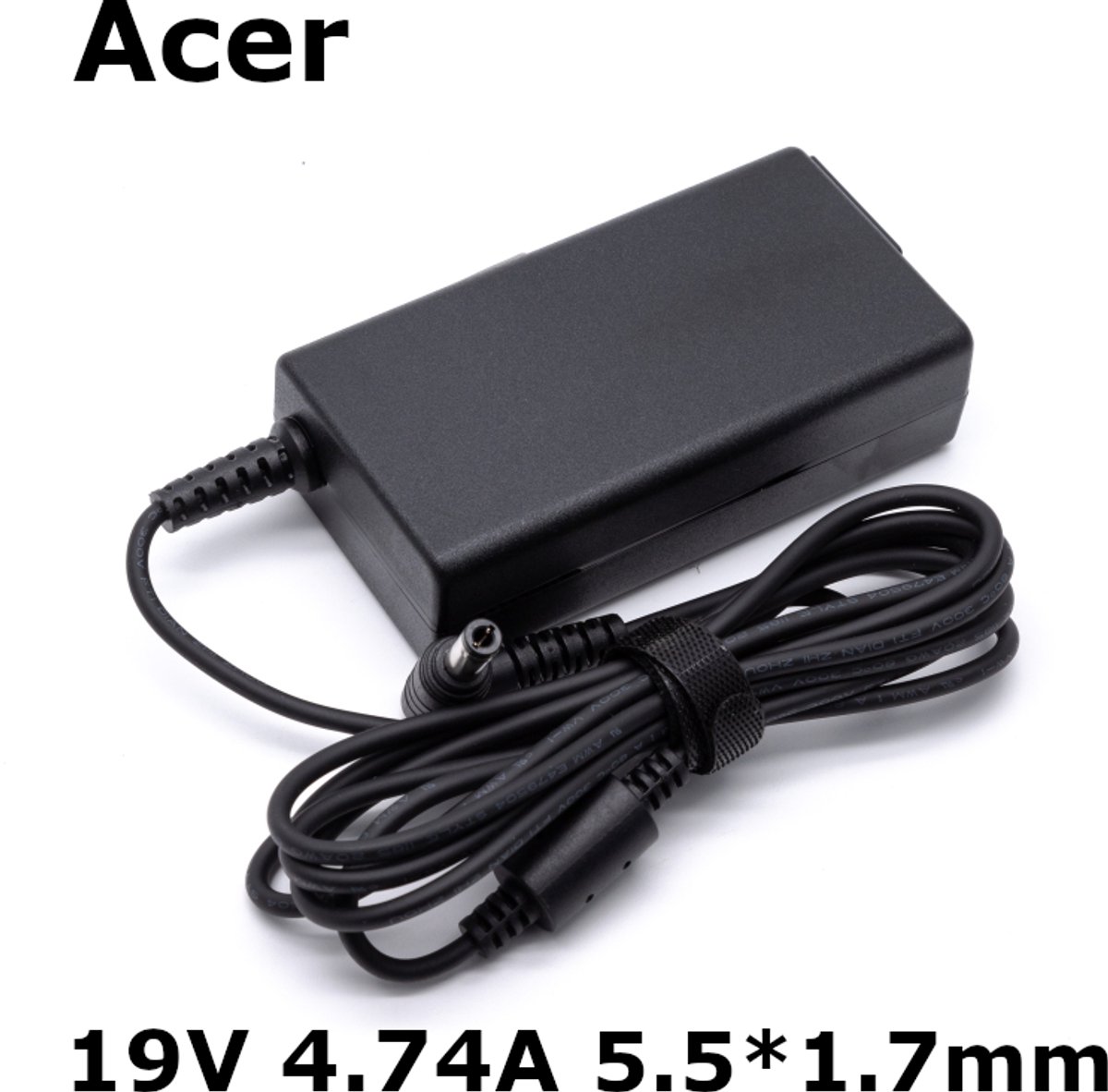 EISENZ Acer Laptop Adapter 19V 4.74A – Plug 5.5x1.7mm – Snelladen – Hoge Compatibiliteit - EZ1131