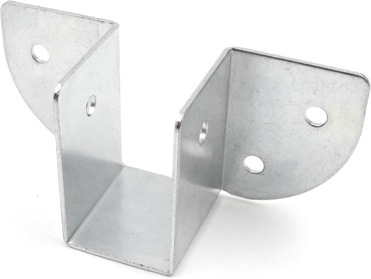 Set van 4 Bedbodem Verbindingen voor Lattenbodem en Middenbalk - 23 mm Dikte - Verzinkt Staal