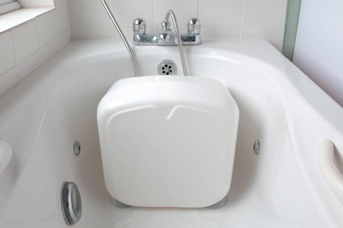 Adhome Badverkorter hxbxl: 35x 35,6 x 28 cm - Met zuignappen