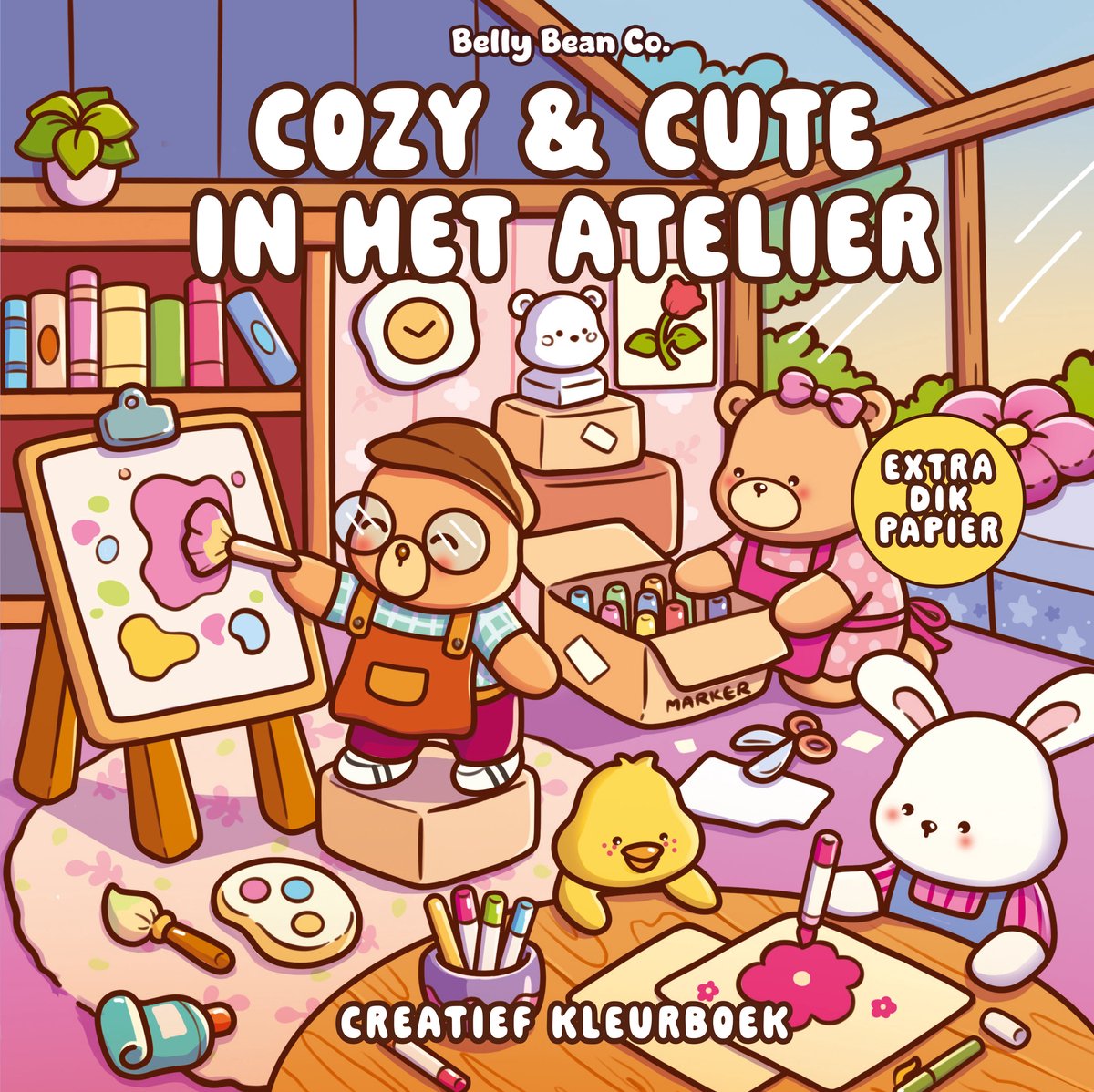 Omslag van Cozy & cute in het atelier