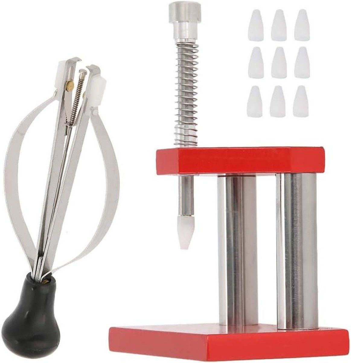 Ronte - Horloge Hand Remover voor Horloge Reparatie - Geoptimaliseerd horloge tool voor het verwijderen van horloge handen - Geschikt voor Chronograaf horloges - Crystal Case Remover Hand Puller - Plunjer verwijderaar en bevestiger.