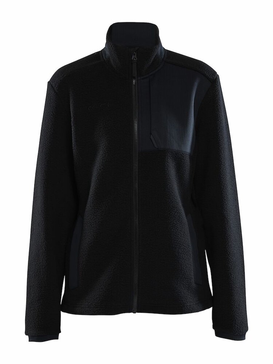 Craft ADV Explore Pile Fleece Jacket W 1912221 - Black - XXL