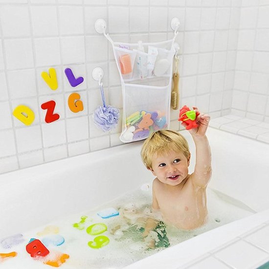 Badspeelgoed Tas | Ideaal voor elke badkamer | Speelgoed zak | Makkelijk te  bevestigen... | bol.com