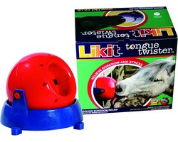 Likit Tongue Twister rot - langzame liksteen voor paarden