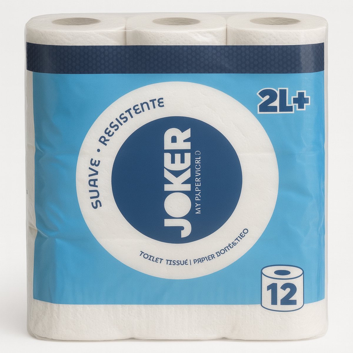 Toiletpapier 108 Rollen – Joker – 2-laags – Extra zacht & sterk – Grootverpakking (9×12 rollen) – 100% cellulose – Made in Portugal