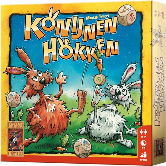 999 Games - Konijnenhokken - Vlot Dobbelspel