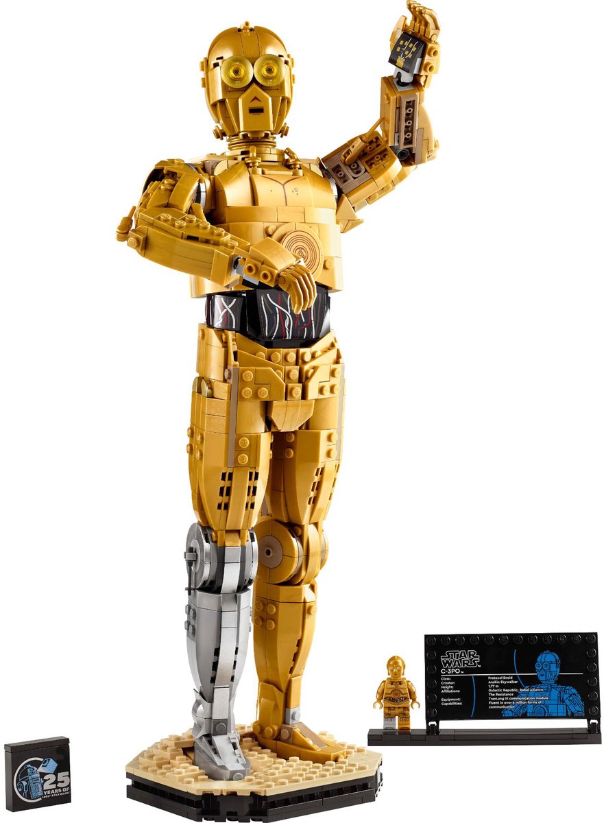 LEGO Star Wars - C-3PO Decoratie Bouwpakket met Droid Figuur - 75398 — afbeelding 9