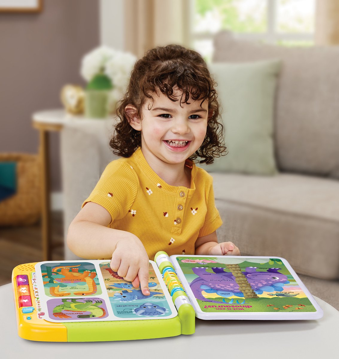 VTech Mijn Interactief Dinoboek - Speelboek - 3 Speelstanden - Speelgoed vanaf 3 jaar en ouder — afbeelding 4