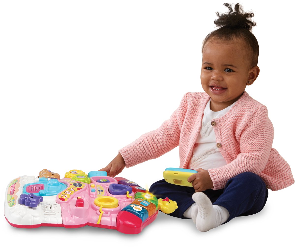 VTech 2 in 1 Baby Walker - Educatieve Loopwagen - Licht & Geluidseffecten - Roze - Nederlands – foto 3
