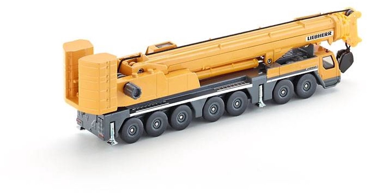 SIKU 1886, Liebherr Mobiele kraan, 1:87, metaal/kunststof, geel, bewegende onderdelen — afbeelding 4