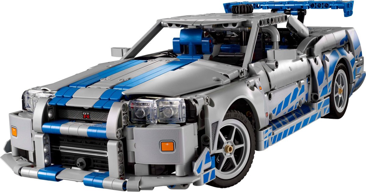 LEGO® Technic 2 Fast 2 Furious Nissan Skyline GT-R (R34) Auto - 42210 — afbeelding 9