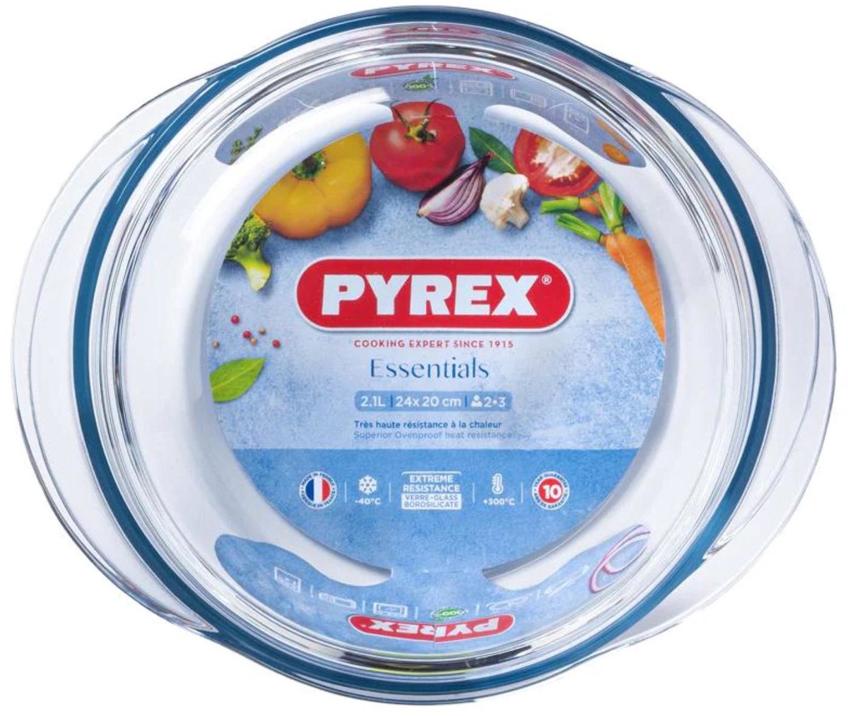 Pyrex - Ovenschaal met deksel - 1,6 L en 0,5 L (1020204) — cadeau in Kookcadeaus - foto 2