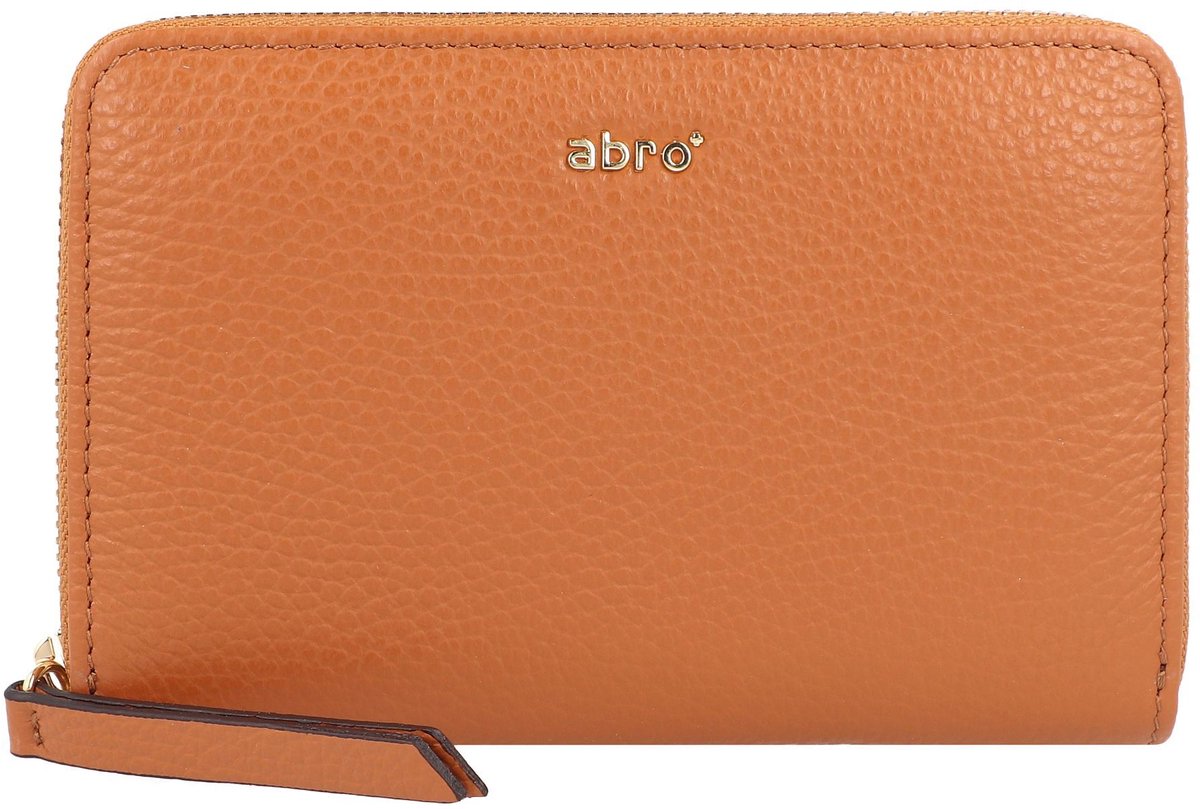 abro Adria Portemonnee Leer 15.5 cm - Dames - Horizontaal - cuoio