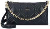 DKNY Cuir sac à main sac à épaule bandoulière Evon Handbag Black / Gold noir