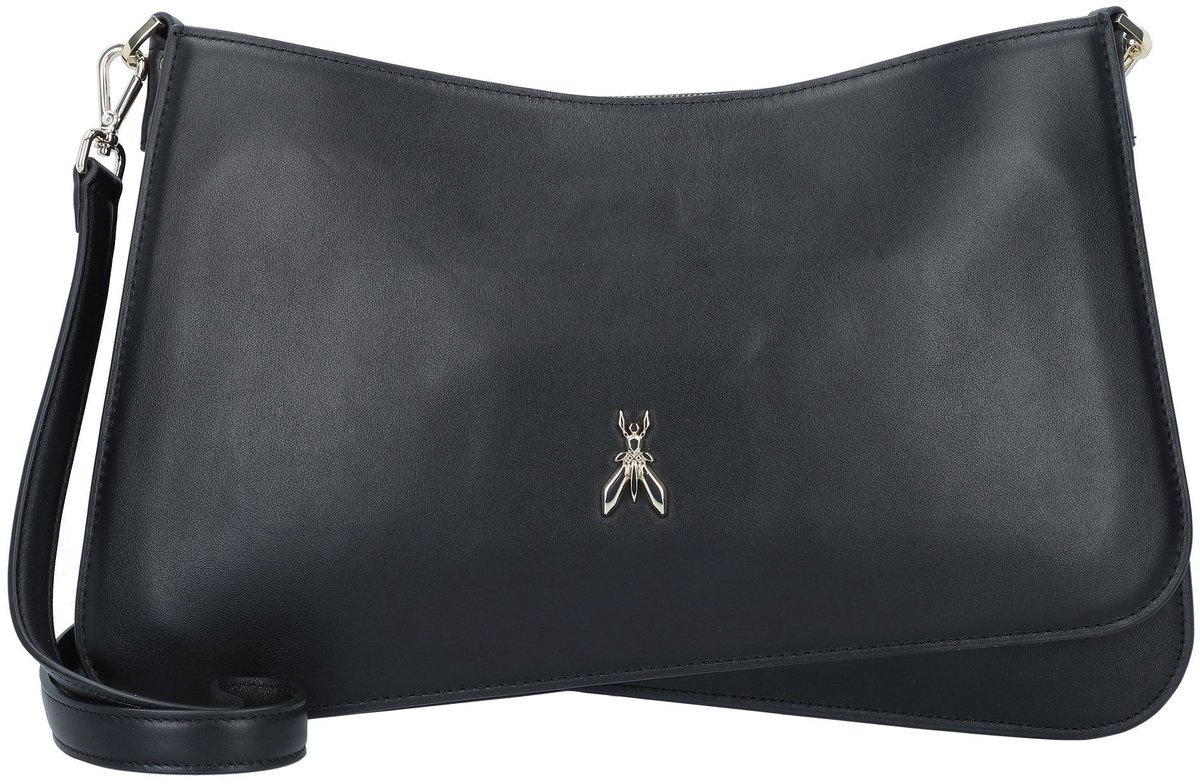 Patrizia Pepe Tris Schoudertas Leer 37 cm - Dames - nero