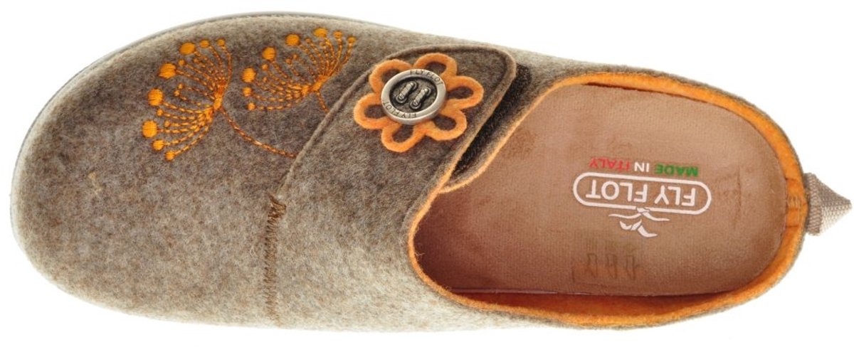 Pantoffels Steunzolen Marrone Fly Flot maat 39