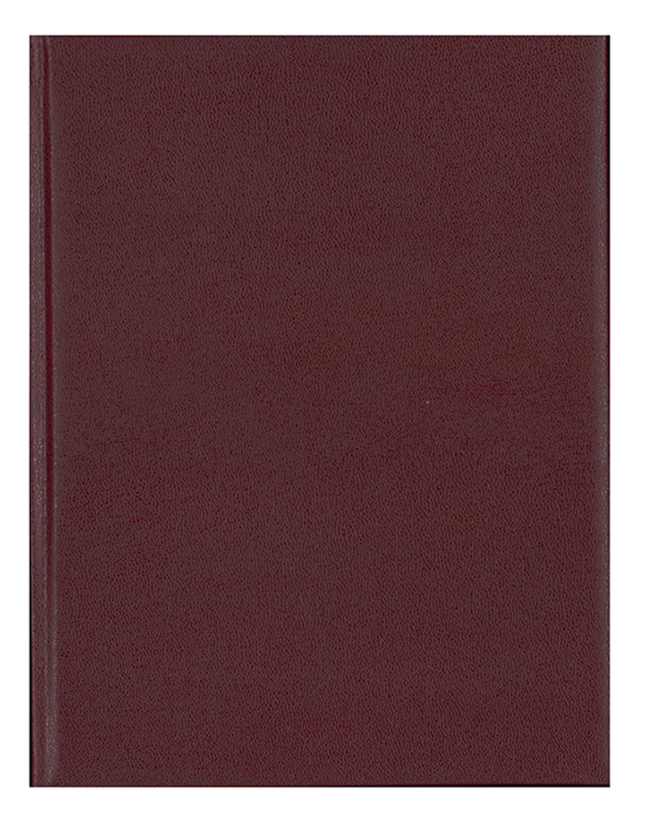 Brepols bureau agenda 2026 - TIMING - Zonder jaartal bedrukking op omslag - Bureau agenda - 1 week op 2 pagina's - Weekoverzicht - Bordeaux - 17.1 x 22 cm