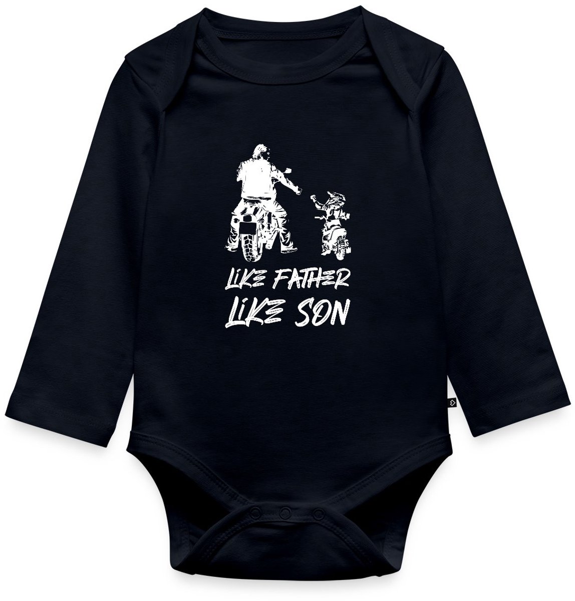 Vader Zoon Motorcross | Als Vader Als Zoon Baby Rompertje Met Lange Mouwen