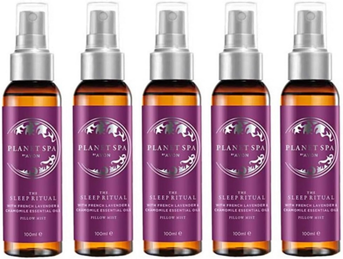 5x Wellness Kussenspray met Lavendel en Kamille voor Ontspanning