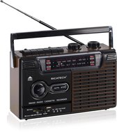 Ricatech PR95 Bluetooth Radio Cassette Recorder with USB/SD