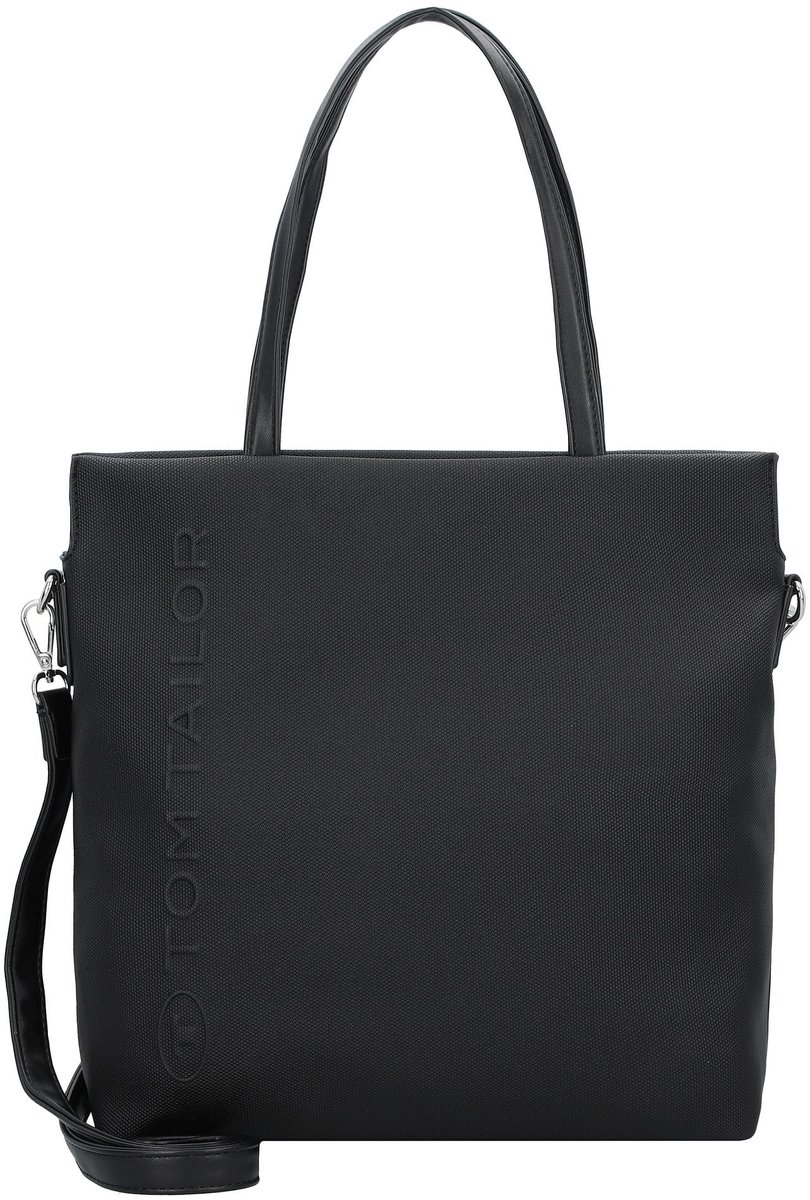 TOM TAILOR Schoudertas Rosa Zip Shopper Black Zwart