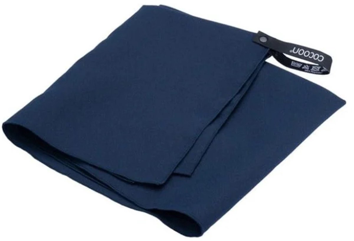 Cocoon Microfiber - Hyperlight Handdoek - Blauw - 90 x 50 cm