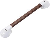 MultiMotion Wandbeugel met zuignappen - 45 cm - Houtprint - Veiligheidsgreep - Douchegreep - Badgreep