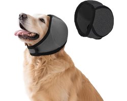 Hondenoorkappen - Geluidsdempende oorkappen - Comfortabele hoofdband - Schokbestendig - Bliksembeveiliging - Waterdicht - M