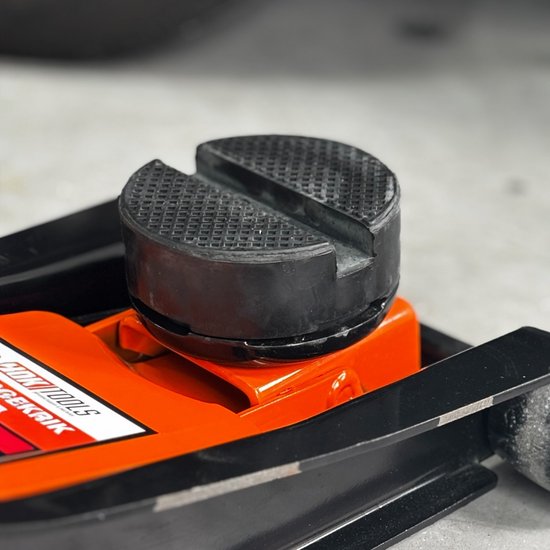 HDKTOOLS Garagekrik 3 ton - extra lage 75mm - 465mm hoogte - dubbele plunjer