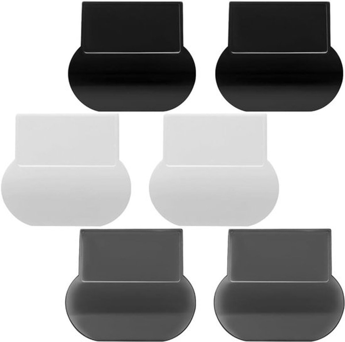 Toiletdeksel lifter - Set van 6 stuks - Siliconen handvatten voor toilet lift - Toiletaccessoires
