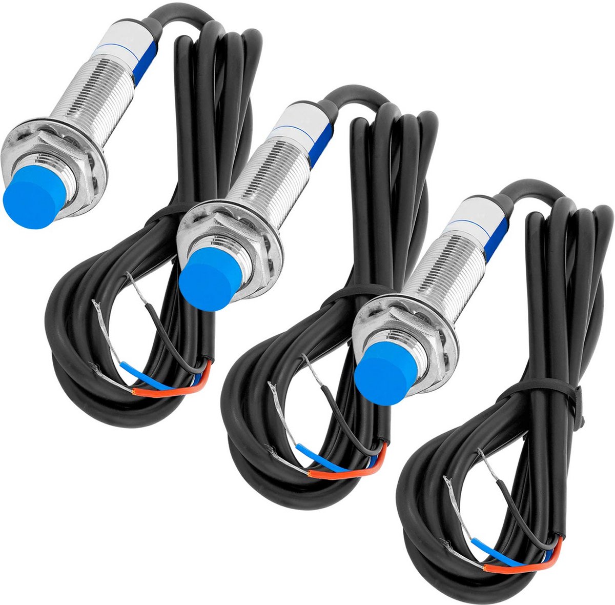 3-Pack Inductieve Naderingsschakelaar voor Metalen Detectie - 4mm Bereik