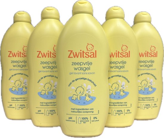 Zwitsal zeepvrije wasgel - 5 x 700 ml