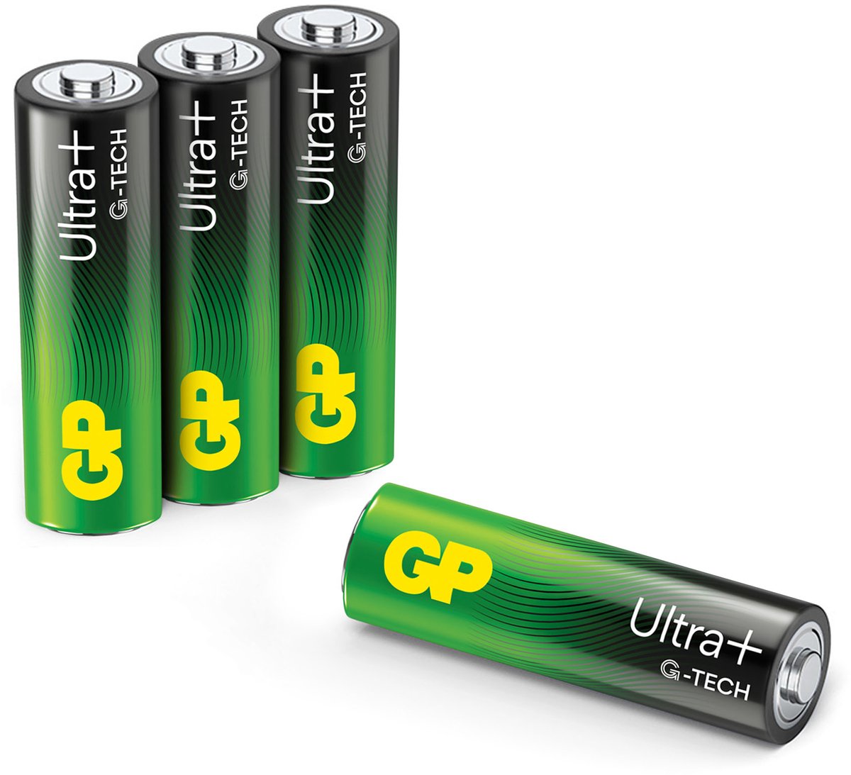 GP batterij Ultra+ Alkaline AA 4 stuks - Extra hoge kwaliteit