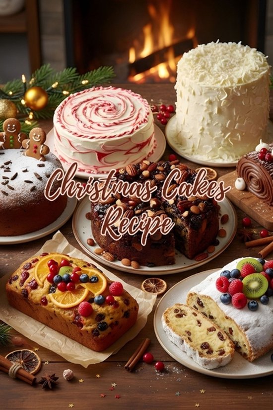 Christmas Recipes- Christmas Cakes Recipe Book - cover