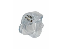 Clear Control Cock Cage X-Short - Peniskooi - Kuisheidskooi - Transparant - BDSM - 4 maten cockringen