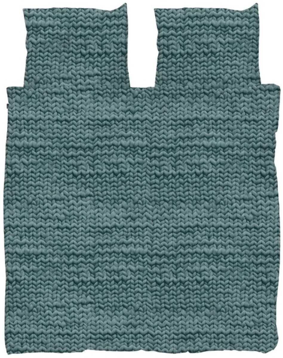Snurk Twirre Mineral Blue Dekbedovertrek Lits Jumeaux 240 x 200 cm