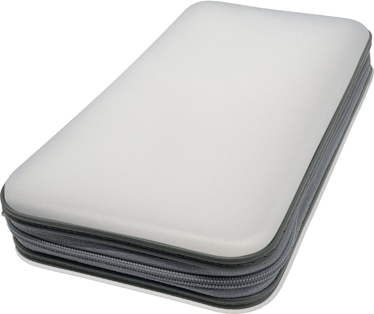 Purepeak CD Hoes Opbergmap - DVD Hoesjes Case - Opslag voor 96 CD's - Auto Map - Wit