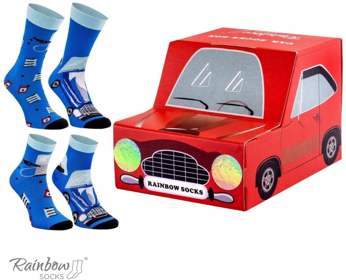 Rainbow Socks - Autoliefhebbers Sokken - Rood of Blauw - EU 24-29 & EU 36-40