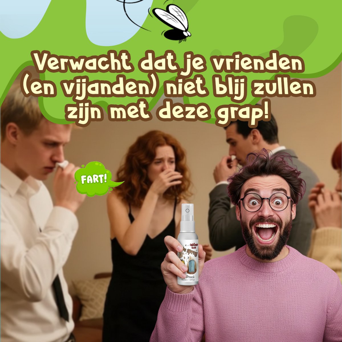 Fartspray, klassieke stinkgrap