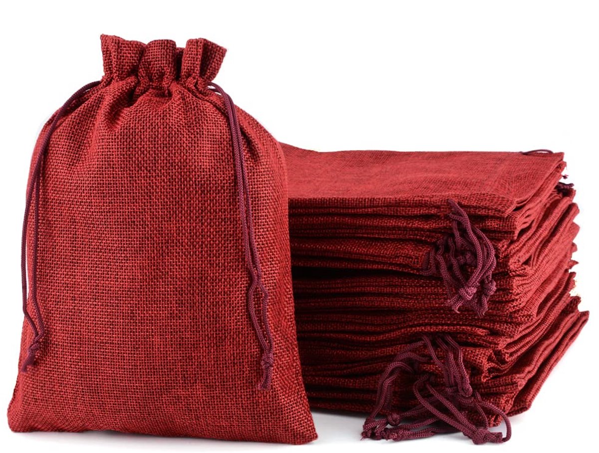 IMPERATORIS® Katoenen Tas - Draagtasje met Hengsels - Boodschappen voor Kinderen en Volwassenen - Stevige Kwaliteit - 25 Stuks - Naturel